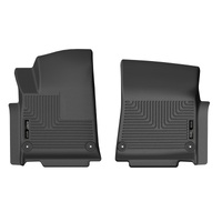 Husky Liners 2022 Rivian R1T WeatherBeater Front & 2nd Seat Floor Liner - Blk