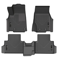 Husky Liners 21-23 Jeep Grand Cherokee L (w/2nd Rw Bnch) WeatherBeater FR+2nd Seat Floor Liner - Blk