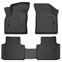 Husky Liners 18-19 Volkswagen Atlas Weatherbeater Black Front & 2nd Seat Floor Liners