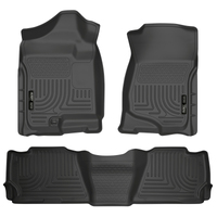 Husky Liners 07-13 GM Escalade ESV/Avalanche/Suburban WeatherBeater Black Front/2nd Row Floor Liners