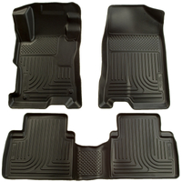 Husky Liners 06-09 Ford Fusion/07-09 Lincoln MKZ (FWD) WeatherBeater Combo Black Floor Liners