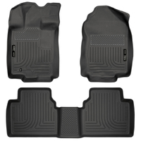 Husky Liners 10-12 Ford Fusion/Lincoln MKZ (FWD) WeatherBeater Combo Black Floor Liners