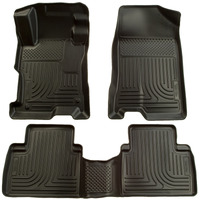 Husky Liners 06-11 Honda Civic (4DR) WeatherBeater Combo Black Floor Liners