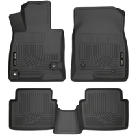 Husky Liners WeatherBeater 14 Mazda 3 Hatch&Sedan Front & Second Row Black Floor Liners