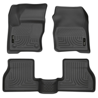 Husky Liners 2012 Ford Focus (4DR/5DR) WeatherBeater Combo Black Floor Liners