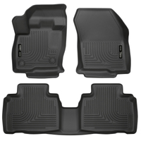 Husky Liners 2015 Ford Edge WeatherBeater Front & 2nd Row Combo Black Floor Liners