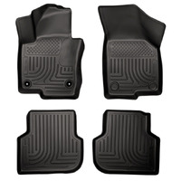 Husky Liners 2011 Volkswagen Jetta (Sedan) WeatherBeater Combo Black Floor Liners