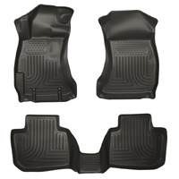 Husky Liners 10-12 Subaru Legacy/Outback WeatherBeater Combo Black Floor Liners