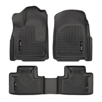 Husky Liners 11-13 Dodge Durango / 11-13 Jeep Grand Cherokee WeatherBeater Combo Black Floor Liners