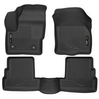 Husky Liners 2015 Lincoln MKC WeatherBeater Black Front & Second Seat Floor Liner