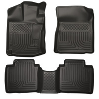 Husky Liners 12-13 Toyota Venza WeatherBeater Black Front & 2nd Seat Floor Liners