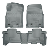 Husky Liners 2013 Toyota 4Runner WeatherBeater Grey Front & 2nd Seat Floor Liners