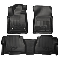 Husky Liners 12-13 Toyota Tundra Weatherbeater Black Front & 2nd Seat Floor Liners