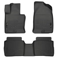 Husky Liners 11-14 Kia Optima Weatherbeater Black Front & 2nd Seat Floor Liners