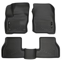 Husky Liners Weatherbeater 2016 Ford Focus RS Front & 2nd Seat Floor Liners - Black