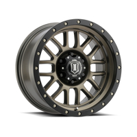 ICON Alpha 17x8.5 5x5 0mm Offset 4.75in BS 71.5mm Bore Bronze Wheel