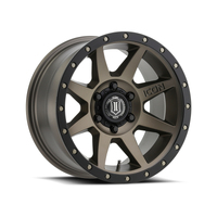 ICON Rebound 17x8.5 6x5.5 25mm Offset 5.75in BS 95.1mm Bore Bronze Wheel