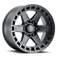 ICON Raider 17x8.5 6x120 0mm Offset 4.75in BS Satin Black Wheel