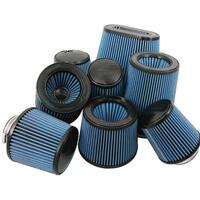 Injen High Performance Air Filter - 2.75 Black Filter 5 Base / 5 Tall / 4 Top - 40 Pleat