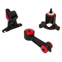 Innovative 11-15 Honda CR-Z L-Series Black Steel Mounts 75A Bushings