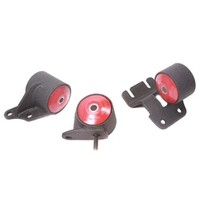 Innovative 90-93 Integra B-Series Black Steel Mounts 60A Bushings (Auto Trans)