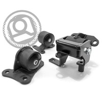 Innovative 97-01 Honda Prelude H/F Series Black Replacement Steel Mounts 95A Bushings