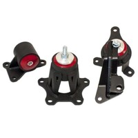 Innovative 98-02 Accord F-Series Black Steel Mounts 85A Bushings (Auto Trans)