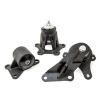 Innovative 98-02 Accord H-Series Black Steel Mounts 75A Bushings (Auto Chassis Auto Trans)