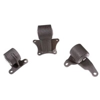 Innovative 90-93 Accord H/F Series Black Steel Mounts 75A Bushings