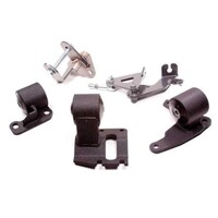 Innovative 90-93 Integra H-Series Black Steel Mounts 60A Bushings