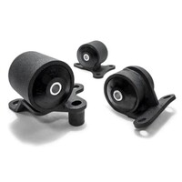 Innovative 90-93 Accord F-Series Black Steel Mounts 85A Bushings