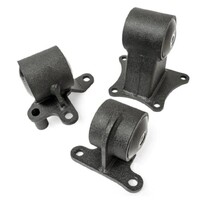 Innovative 90-93 Accord F-Series Black Steel Mounts 85A Bushings