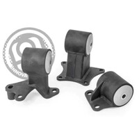 Innovative 94-97 Accord H/F Series Black Steel Mounts 75A Bushings (Auto to Manual)