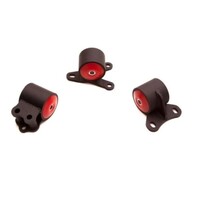 Innovative 94-01 Integra B-Series Black Steel Mounts 60A Bushings (Auto Trans 3 Bolt)