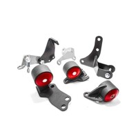 Innovative 88-91 Civic D-Series Black Steel Mounts 60A Bushings (Pre 92 Engine Hydro)