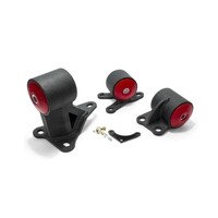 Innovative 92-95 Civic B/D Series Black Steel Mounts 60A Bushings (Auto to Manual Cable 2 Bolt)