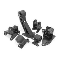 Innovative 96-00 Civic J-Series Black Steel Mounts 75A Bushings (EG/DC Subframe)