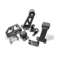 Innovative 94-01 Integra J-Series Black Steel Mounts 75A Bushings