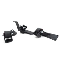 Innovative 00-09 S2000 Convestion Mount Kit (J-Series/Manual) Black Steel Mounts 75A Bushings