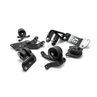 Innovative 01-05 Civic K-Series Black Steel Mounts 85A Bushings (Not K24 Trans)