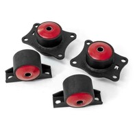 Innovative 00-09 Honda S2000 F-Series Black Aluminum Repl Rear Diff Mount Kit 60A Bushings