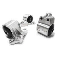 Innovative 92-95 Civic B/D Series Black Aluminum Mounts 95A Bushings (3 Bolt)