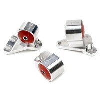 Innovative 90-91/92-93 Acura Integra GS-R Silver Aluminum Billet Mount Kit 95A Bushings (Cable)