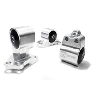 Innovative 92-95 Civic B/D Series Black Aluminum Mounts 60A Bushings (Auto to Manual Hydro 3 Bolt)