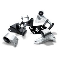 Innovative 96-00 Civic K-Series Black Aluminum Mounts 75A Bushings (EG/DC Subframe)