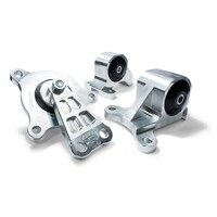 Innovative 02-05 Civic K-Series Black Aluminum Mounts 95A Bushings (Not K24 Trans)