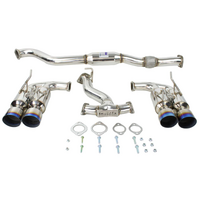 Invidia 08-14 Subaru WRX Hatchback Gemini Single Layer Titanium Tip Cat-back Exhaust