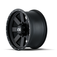 ION Type 134 20x9 / 8x170 BP / 0mm Offset / 130.8mm Hub Matte Black/Black Beadlock Wheel