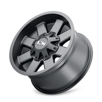 ION Type 141 18x9 / 8x180 BP / 18mm Offset / 124.1mm Hub Satin Black Wheel