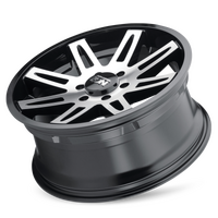 ION Type 142 20x9 / 8x165.1 BP / 18mm Offset / 130.8mm Hub Black/Machined Wheel